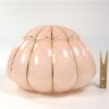 Vintage lampenkap roze glas goud