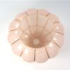 Vintage lampenkap roze glas goud