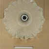 Vintage glazen lampenkap + lamphouder