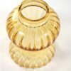 Vintage glazen lampenkap amber
