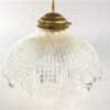 Vintage glazen lampenkap geslepen glas