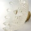 Vintage glazen lampenkap geslepen glas