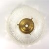 Vintage glazen lampenkap geslepen glas
