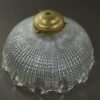 Vintage glazen lampenkap geslepen glas