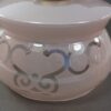 Vintage glazen lampenkap roze
