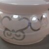 Vintage glazen lampenkap roze