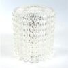 Vintage glazen lampenkap helder glas