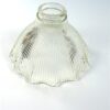 Vintage glazen lampenkap Holophane glas