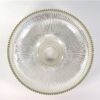 Vintage glazen lampenkap Holophane glas - breed
