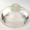 Vintage glazen lampenkap Holophane glas - breed