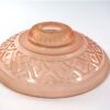 Vintage lampenkap glas - zalm