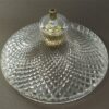 Vintage glazen lamp helder - bewerkt
