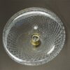 Vintage glazen lamp helder - bewerkt