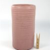 Roze vaas ribbels