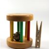 Vintage houten rammelaar - rad