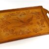 Vintage dienblad vogel