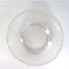 Vintage schaal bewerkt helder glas