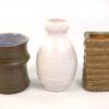 3 kleine vintage vaasjes