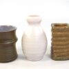 3 kleine vintage vaasjes