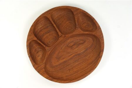 Houten vakjes bord