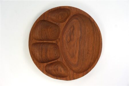 Houten vakjes bord