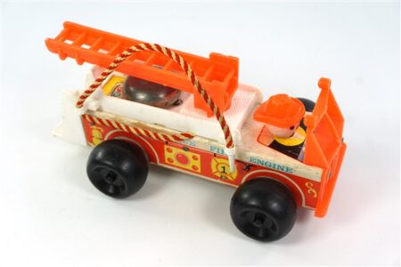 Vintage brandweerauto Fisher Price