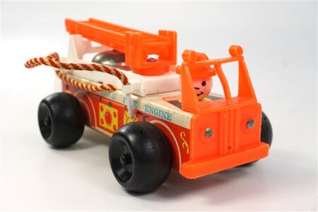Vintage brandweerauto Fisher Price