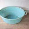 Vintage teil blauw groot Curver
