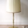 Vintage grote tafellamp marmer goud