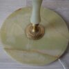 Vintage grote tafellamp marmer goud