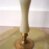 Vintage grote tafellamp marmer goud