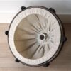 Vintage lampenkap hout rotan Manou