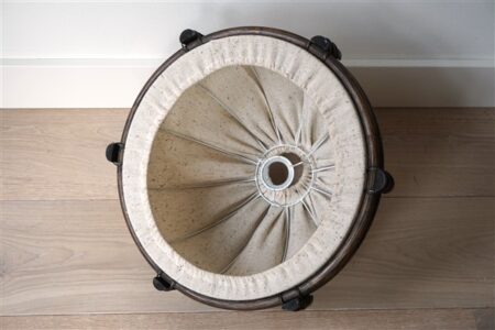Vintage lampenkap hout rotan Manou