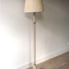 Vintage staande lamp hout