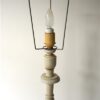 Vintage staande lamp hout