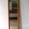 Vintage spiegel houten lijst passpiegel