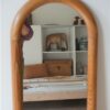 Vintage spiegel houten lijst passpiegel