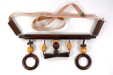 Vintage boxhanger hout