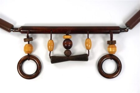 Vintage boxhanger hout