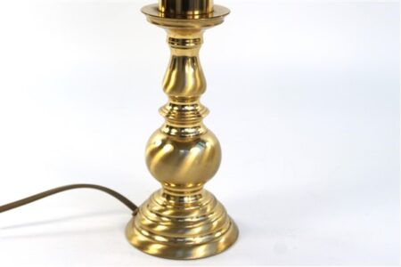 Vintage tafellamp - lampvoet messing