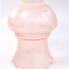 Vintage glazen lampenkap roze