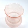 Vintage glazen lampenkap roze