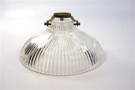 Vintage glazen lampenkap helder glas