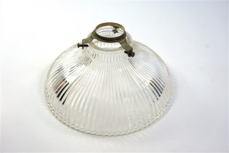 Vintage glazen lampenkap helder glas