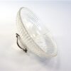 Vintage glazen lampenkap helder glas