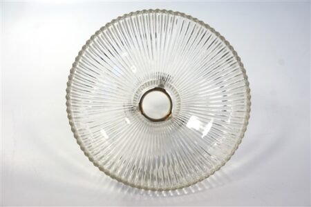 Vintage glazen lampenkap helder glas
