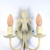 Metalen wandlamp