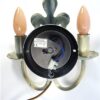 Metalen wandlamp