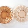 Vintage glazen schotels roze