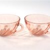 Vintage roze glaasjes